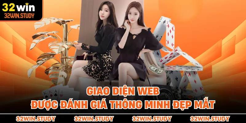 Giao diện web được đánh giá thông minh đẹp mắt